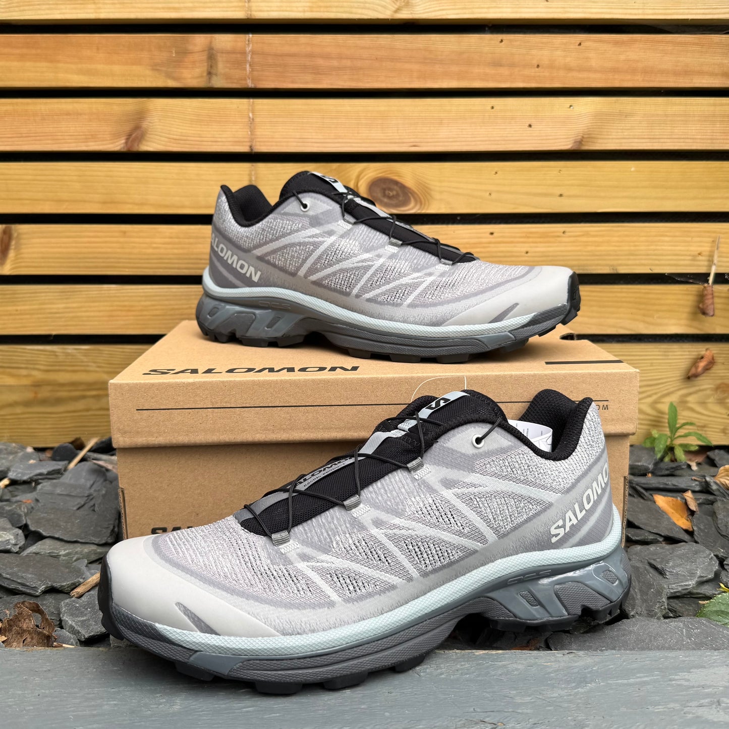 Salomon XT-6 Shadow - Gull / Grey Violet / Quarry - UK9.5 - Brand New