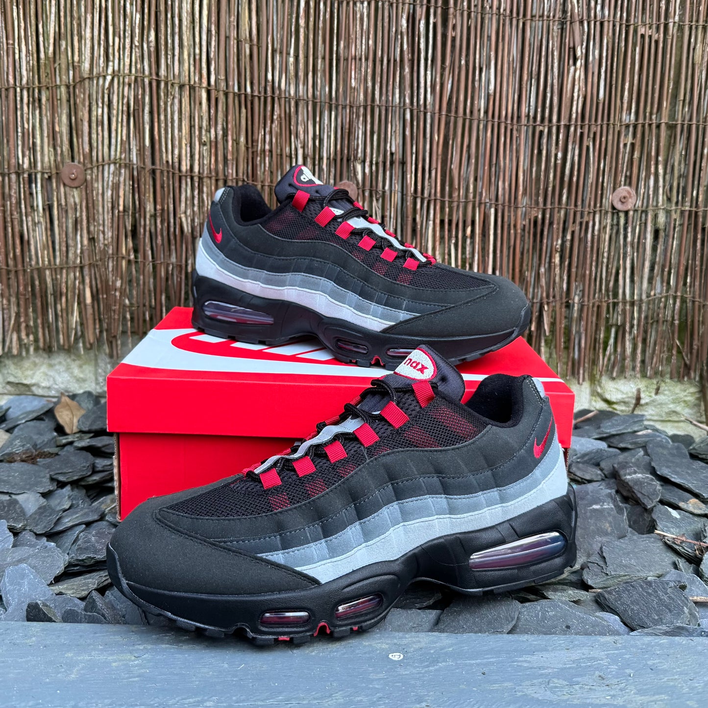 Nike Air Max 95 OG Big Bubble X LFC - Black / Gym Red - Brand New - Multiple Sizes