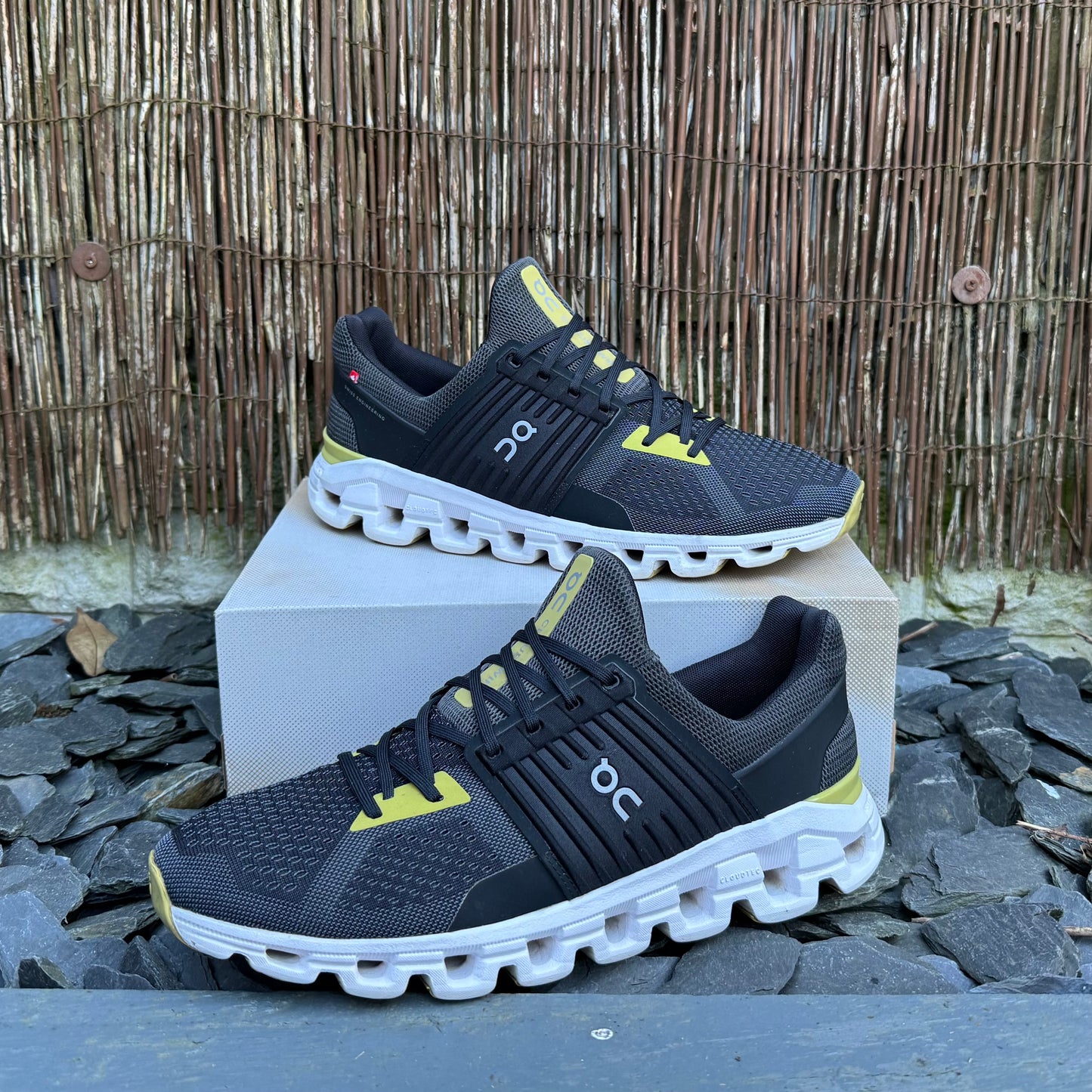 On Running CloudSwift 2.0 - Magnet Black / Citron Yellow - UK10.5