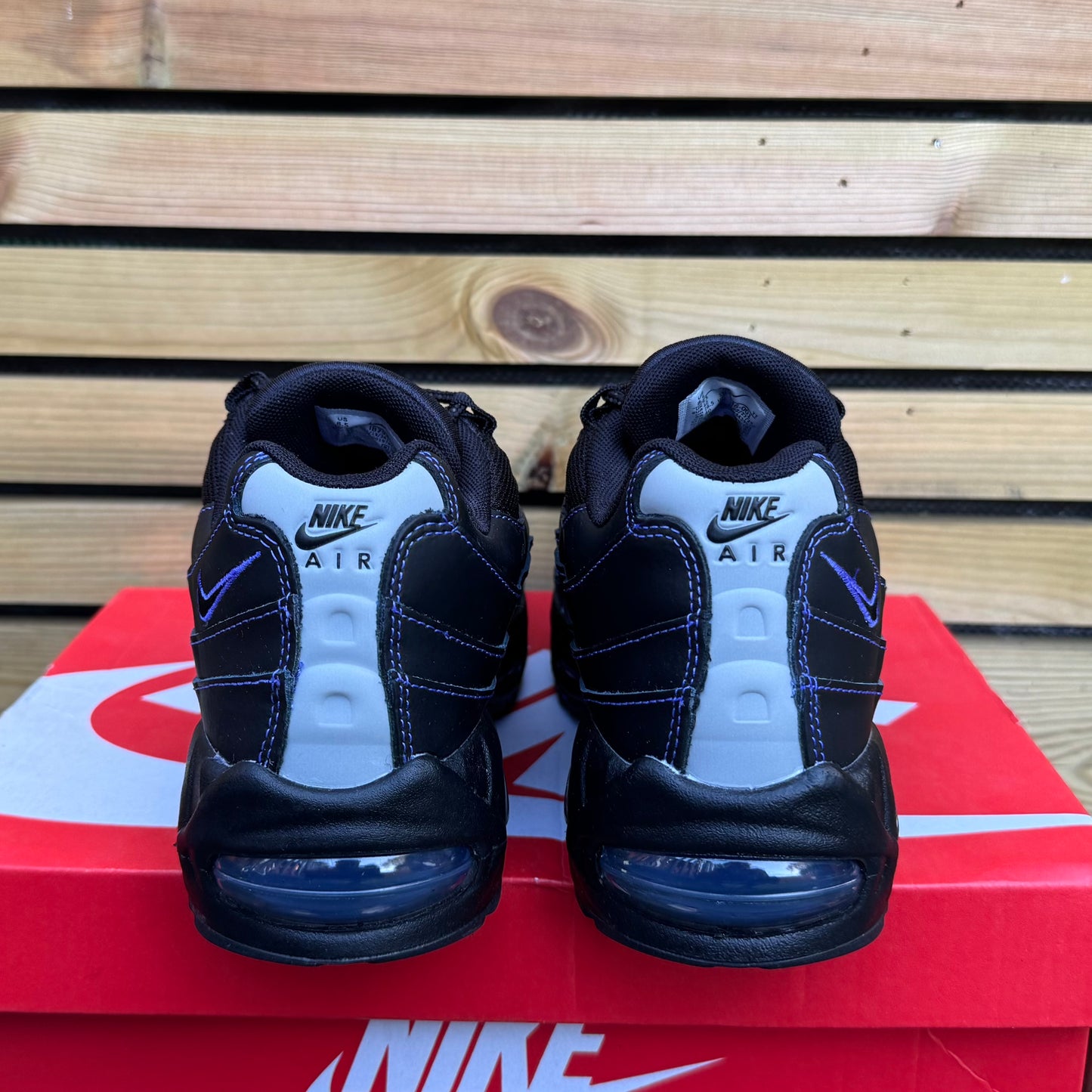 Nike Air Max 95 OG Big Bubble - Black / Persian Violet - UK7.5 - Brand New