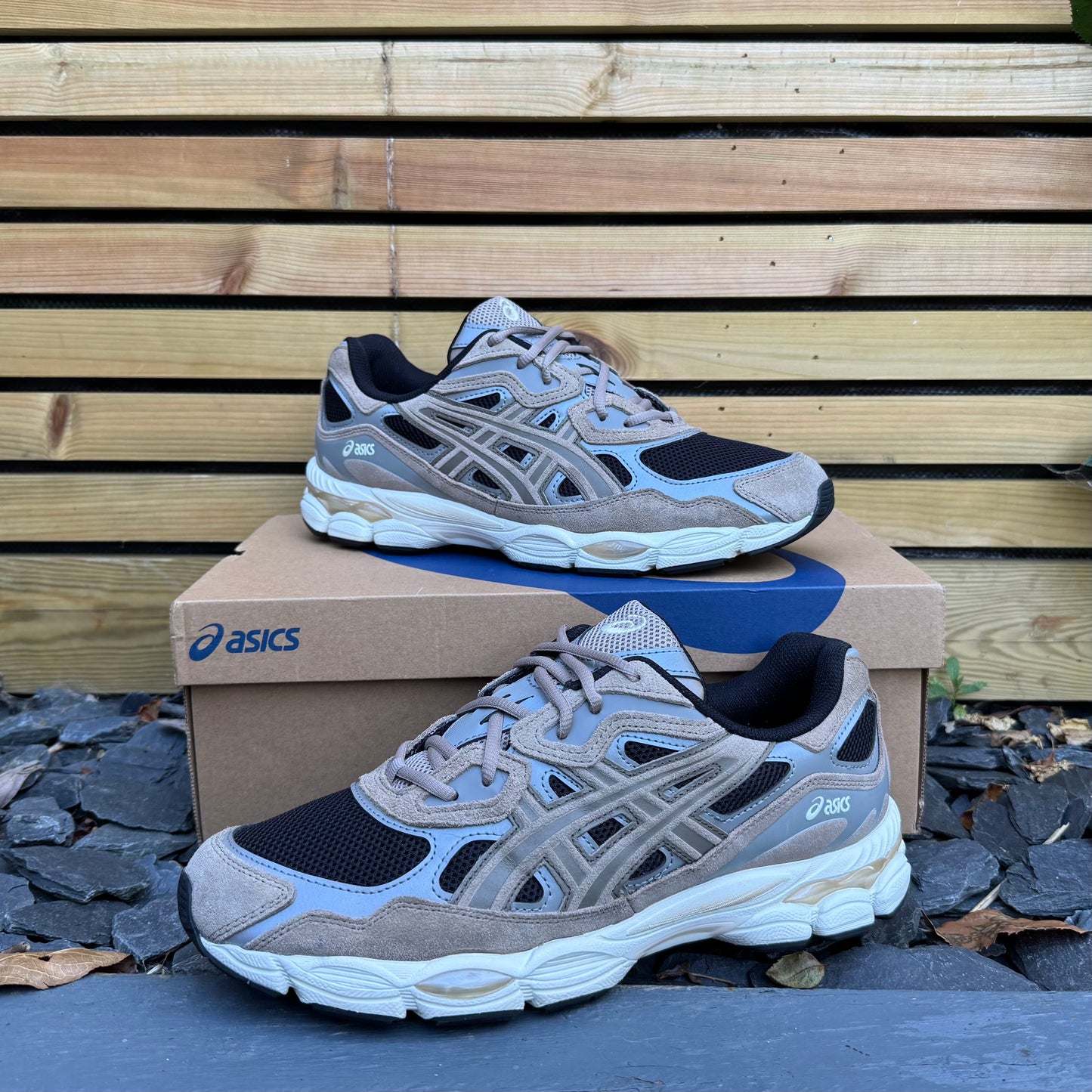 Asics Gel-NYC - Black / Greige - UK10