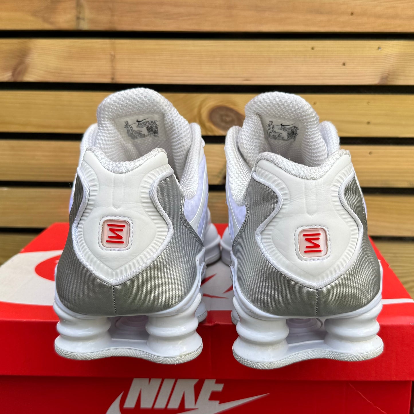 Nike Shox TL - Triple White - UK11
