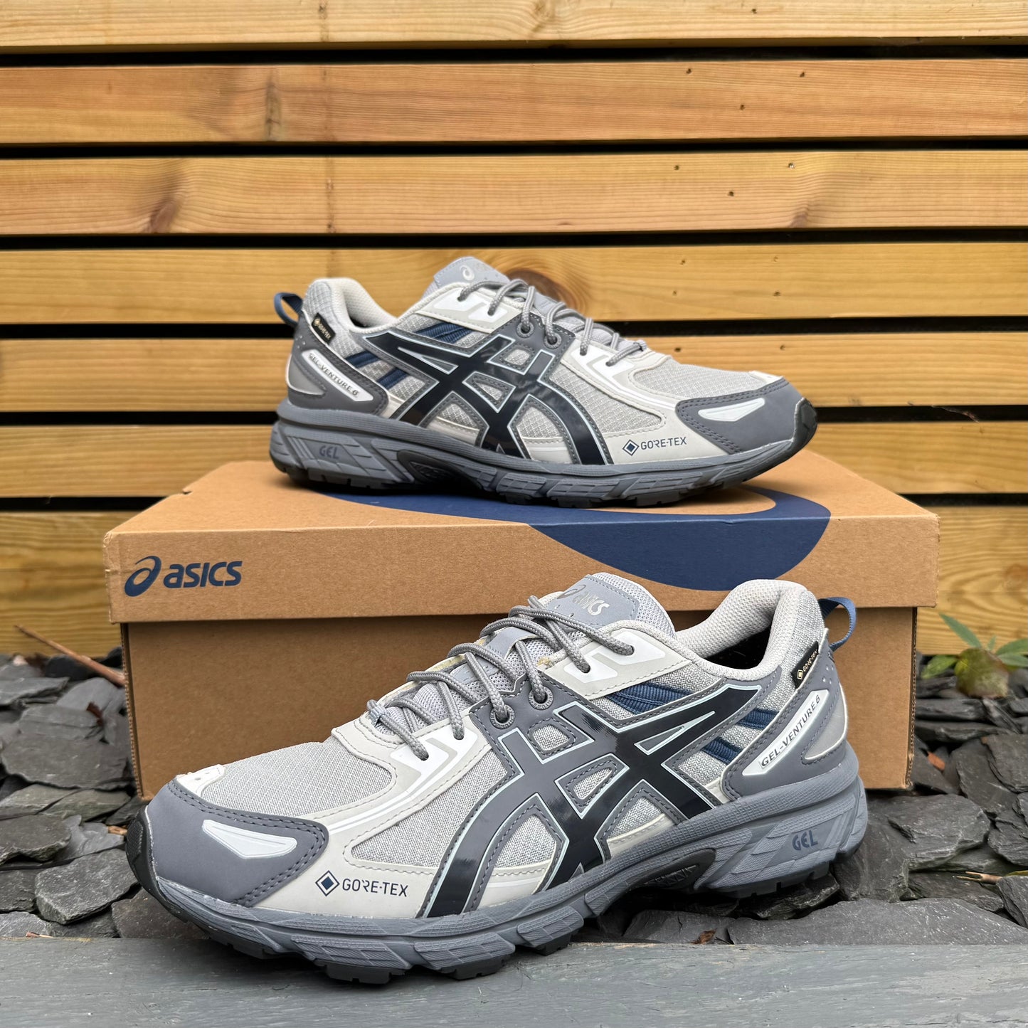 Asics Gel-Venture 6 Gore-Tex - Piedmont Grey / Metropolis - UK8