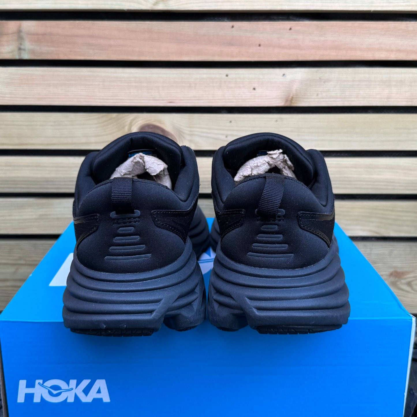 Hoka Bondi 8 - Triple Black - UK10.5