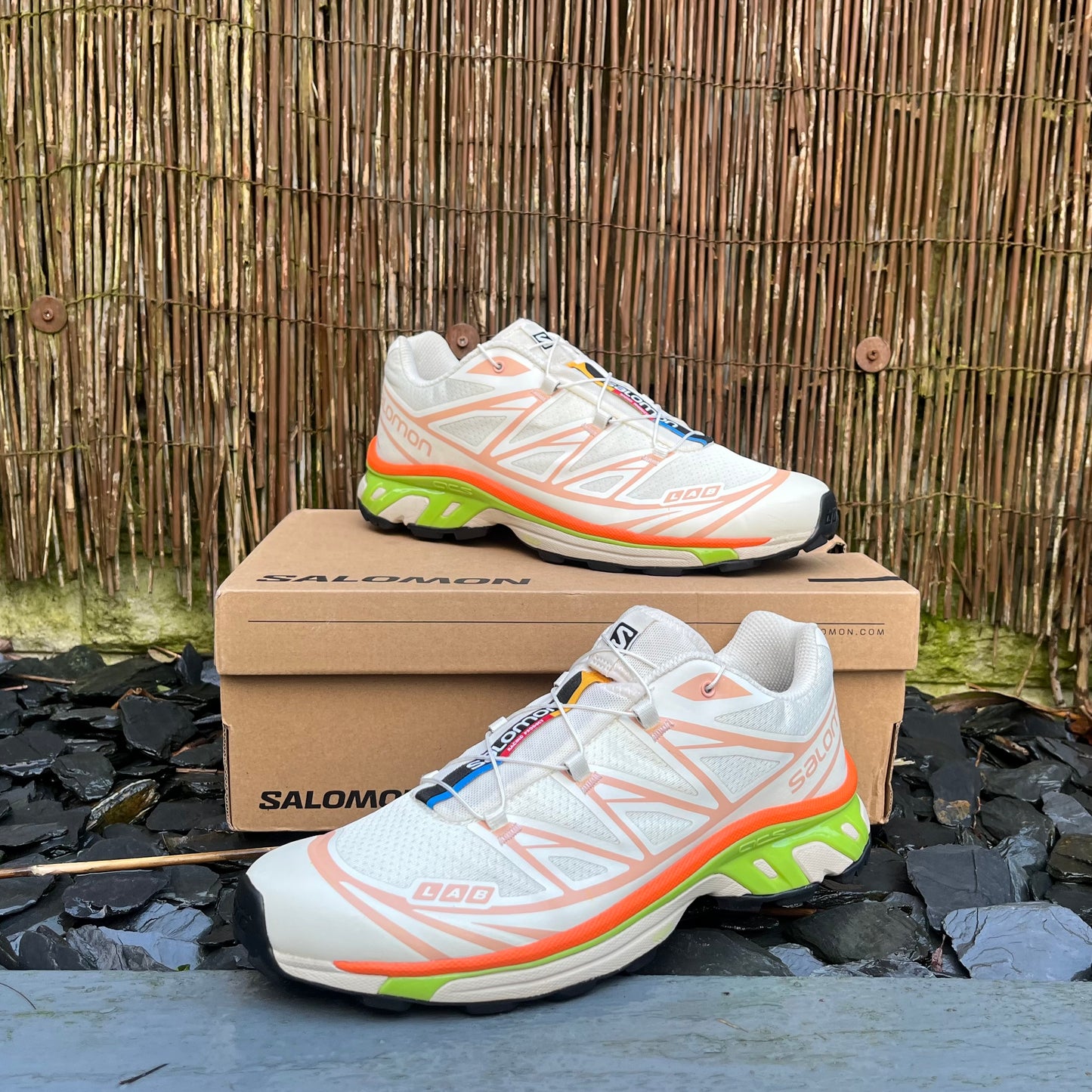 Salomon XT-6 - Vanilla Ice / Feather Grey / Rose Cloud - UK10