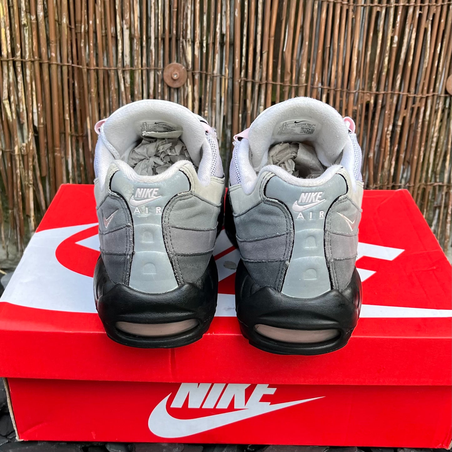Nike Air Max 95 OG Gunsmoke / Pink Foam UK 8.5