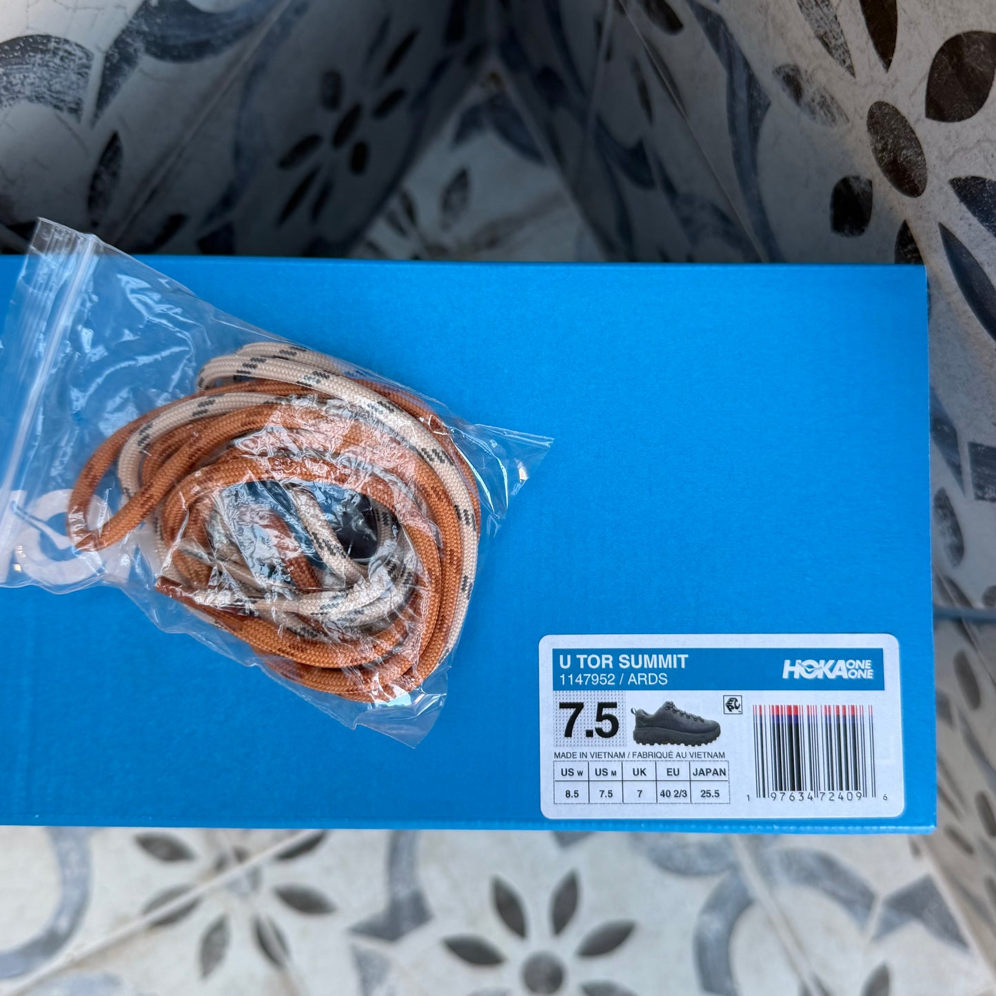 Hoka Tor Summit - Slate Grey - UK7 - Brand New