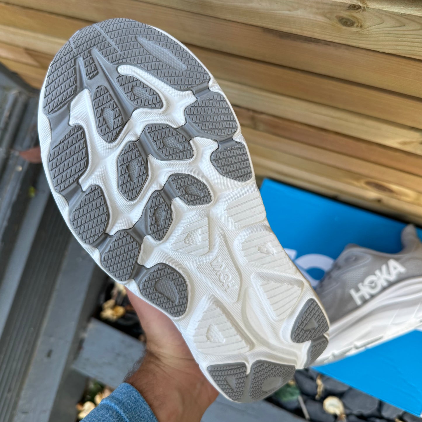 Hoka Clifton 10 - Wolf Grey - UK7.5