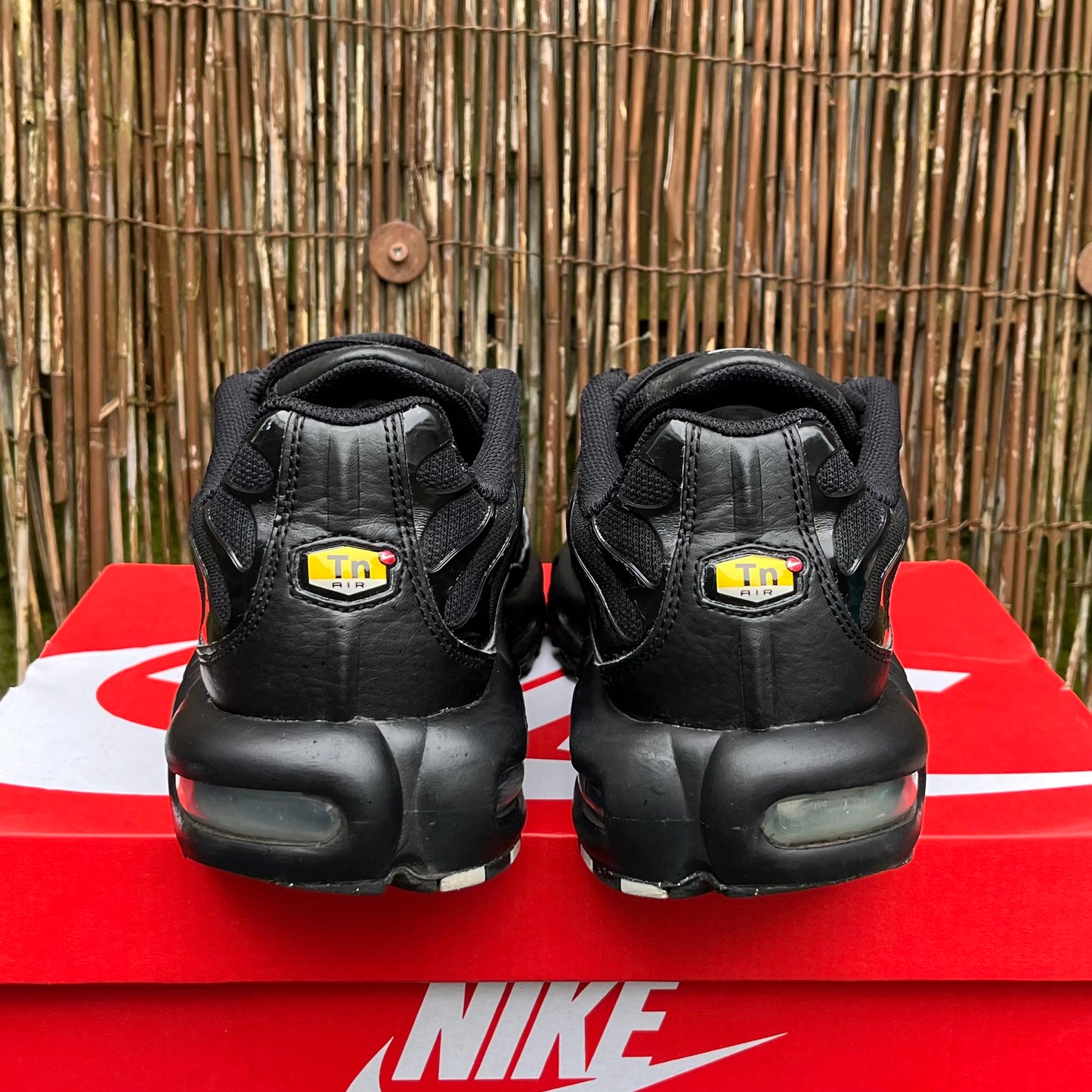 Nike Air Max Plus TN - Multi Swoosh Black / Crimson - UK10.5