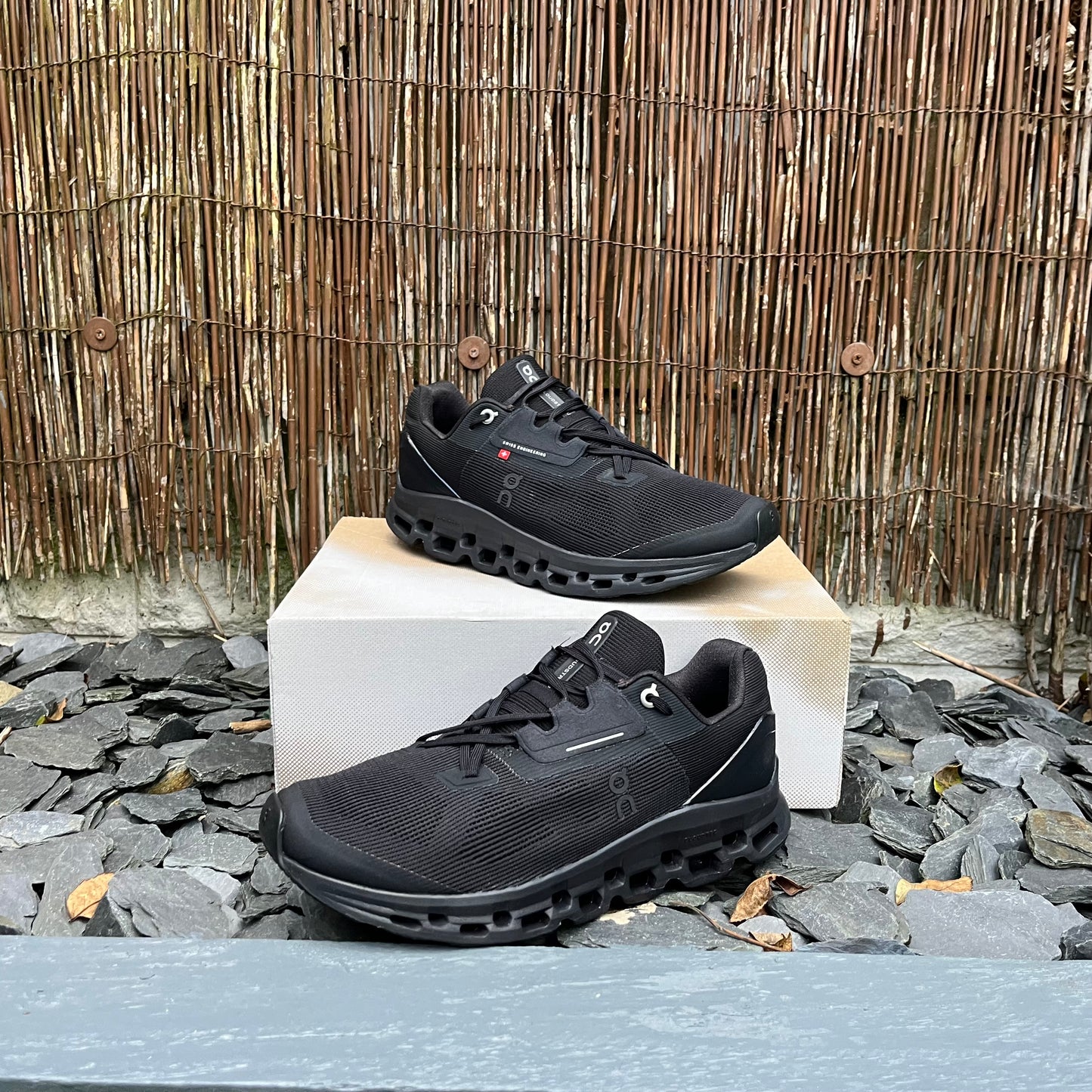 On Running CloudStratus 2 Triple Black UK7.5