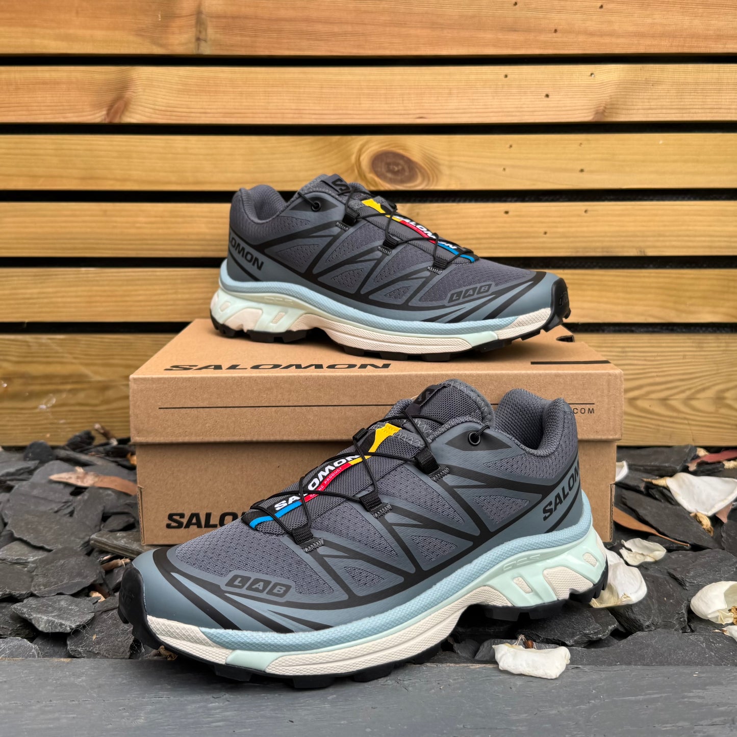 Salomon XT-6 - Turbulence / Trooper / Clearly Aqua - UK5.5 - Brand New