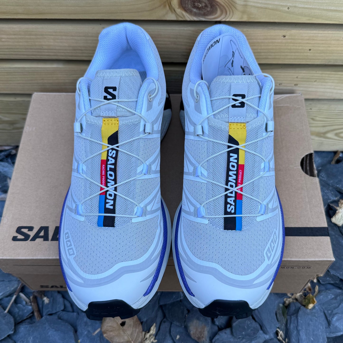 Salomon XT-6 - White / Lunar Rock / Liberty - UK7 - Brand New