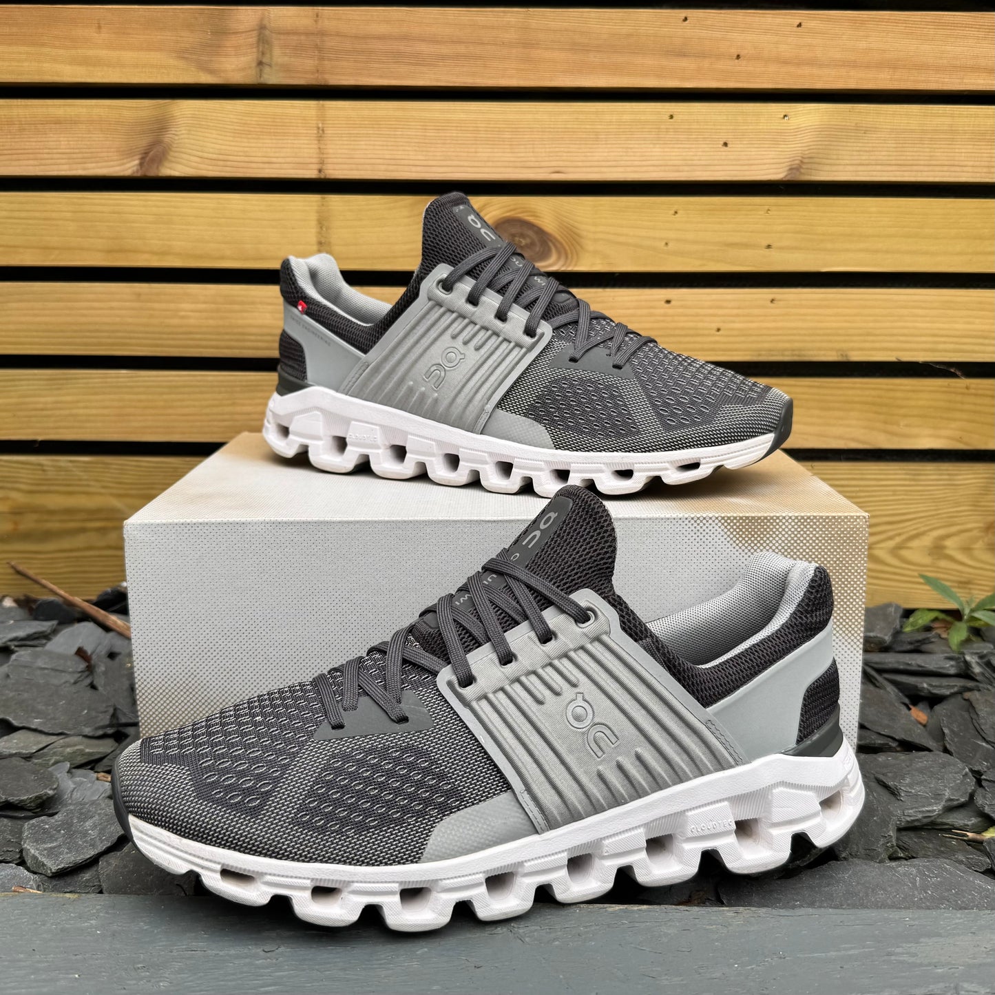 On Running CloudSwift 2.0 - Rock / Slate Grey - UK8