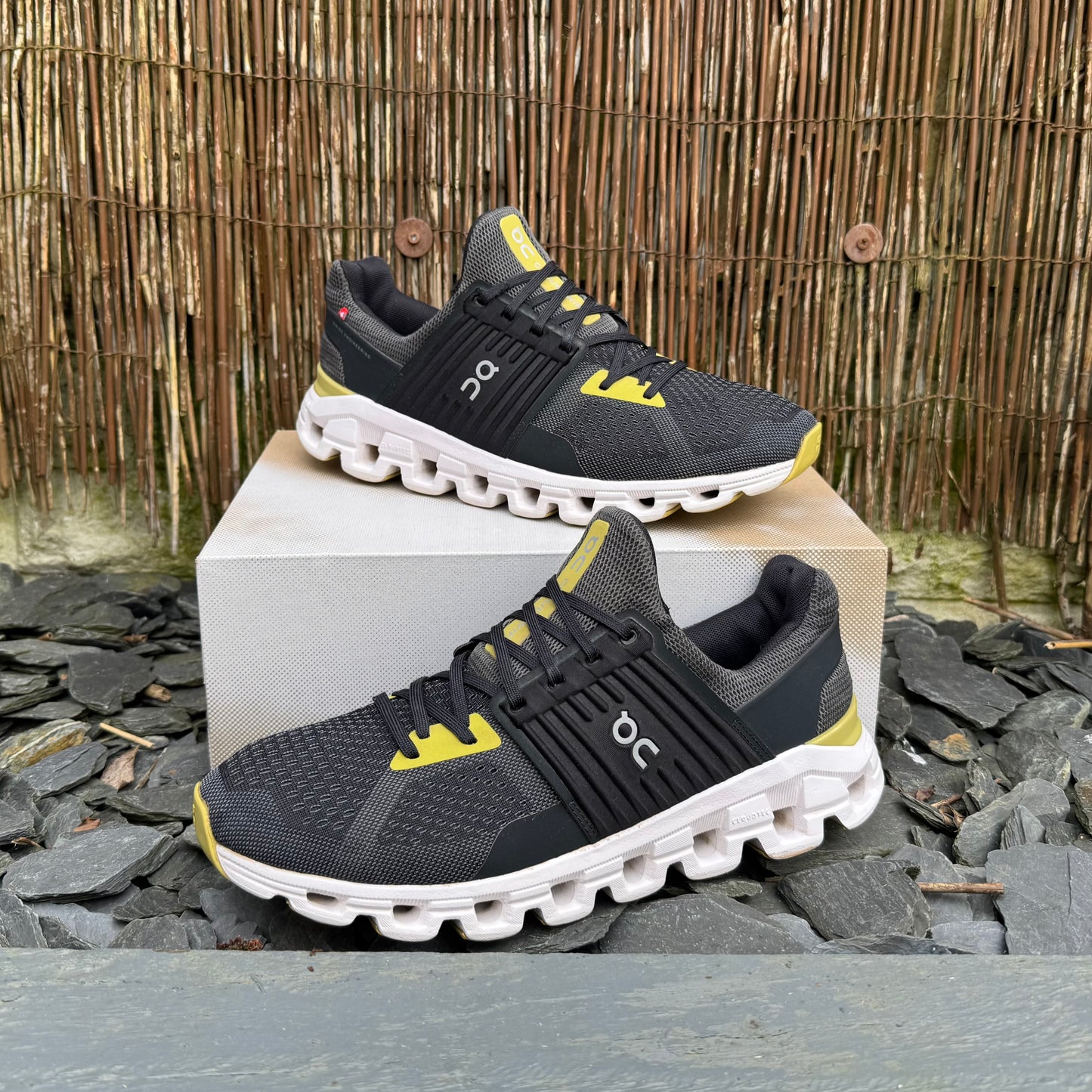 On Running CloudSwift 2.0 - Magnet Black / Citron Yellow - UK9