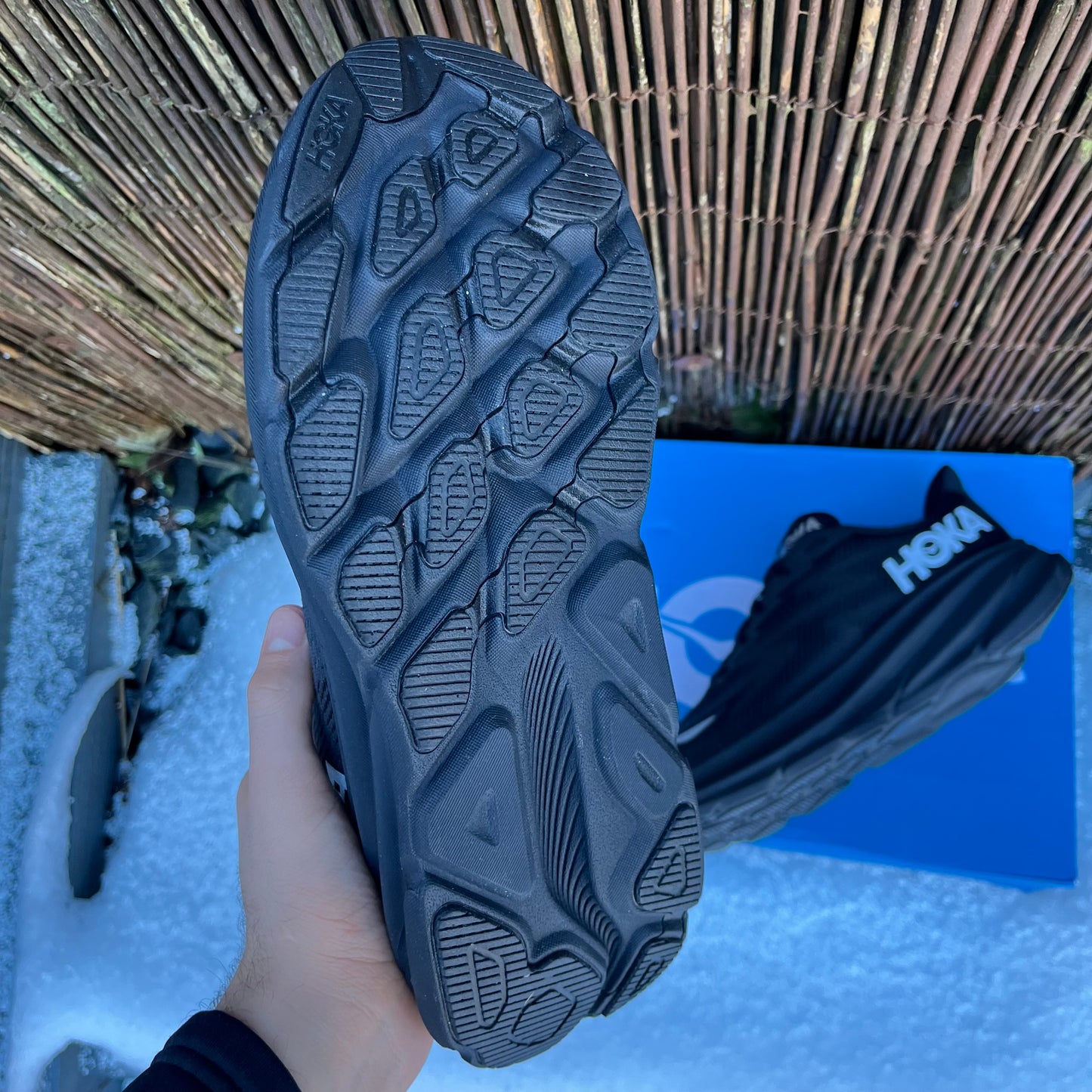 Hoka Clifton 9 Gore-Tex - Black Reflect - UK9