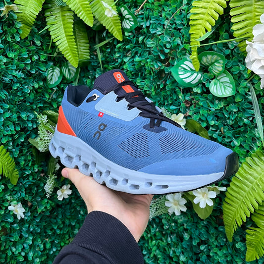 On Running CloudStratus 2 - Lake Blue / Orange Flare - UK8.5