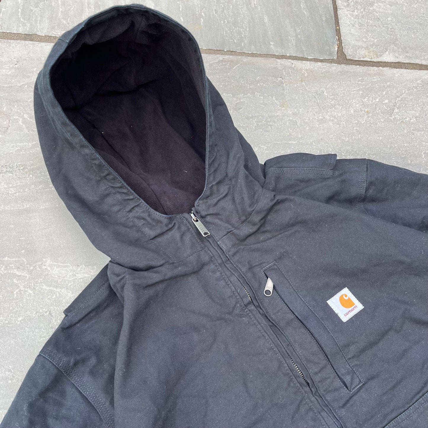 Carhartt Full Swing Fleece-Lined Active Jacket Black Ducks Back