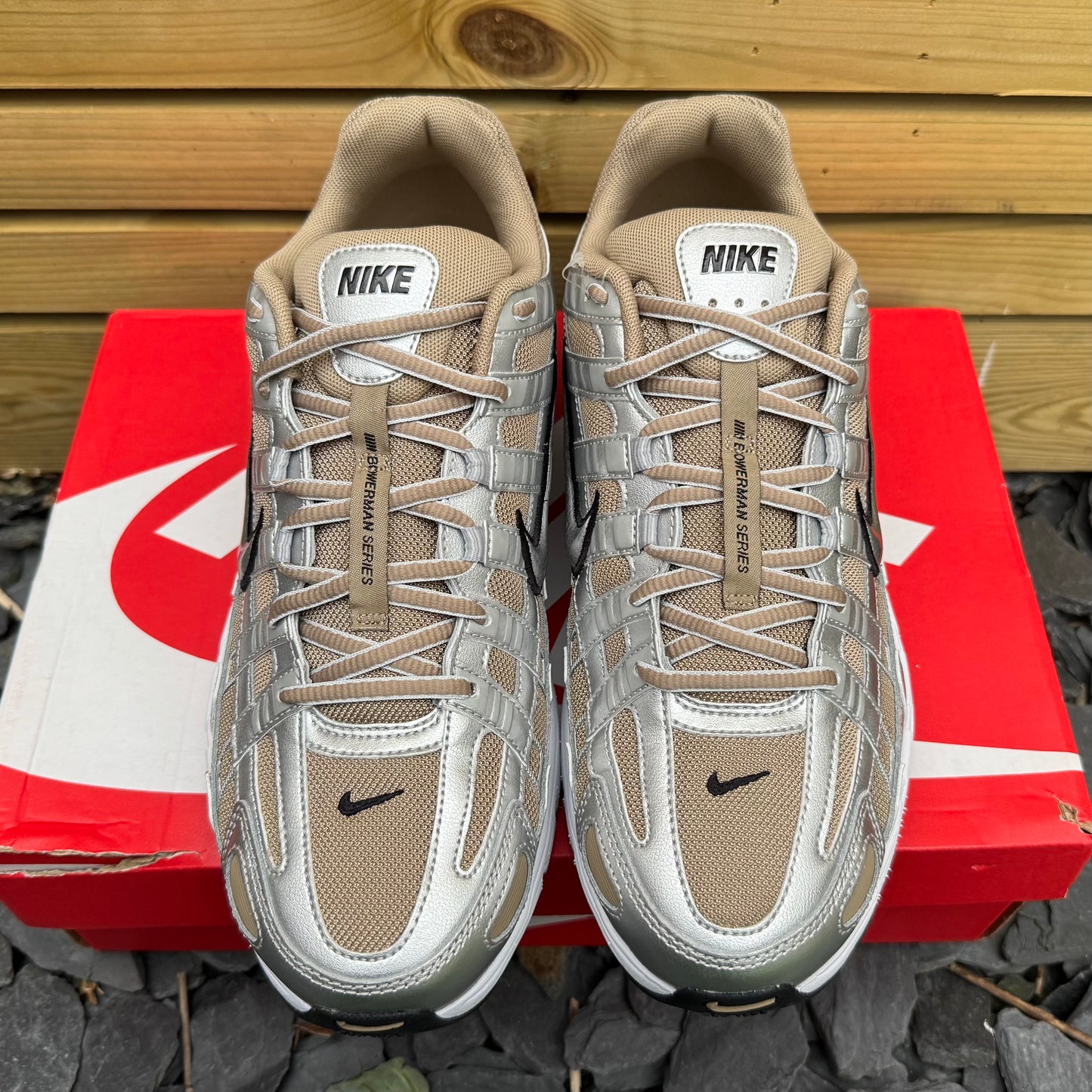 Nike P-6000 - Khaki Metallic - Multiple Sizes - Brand New