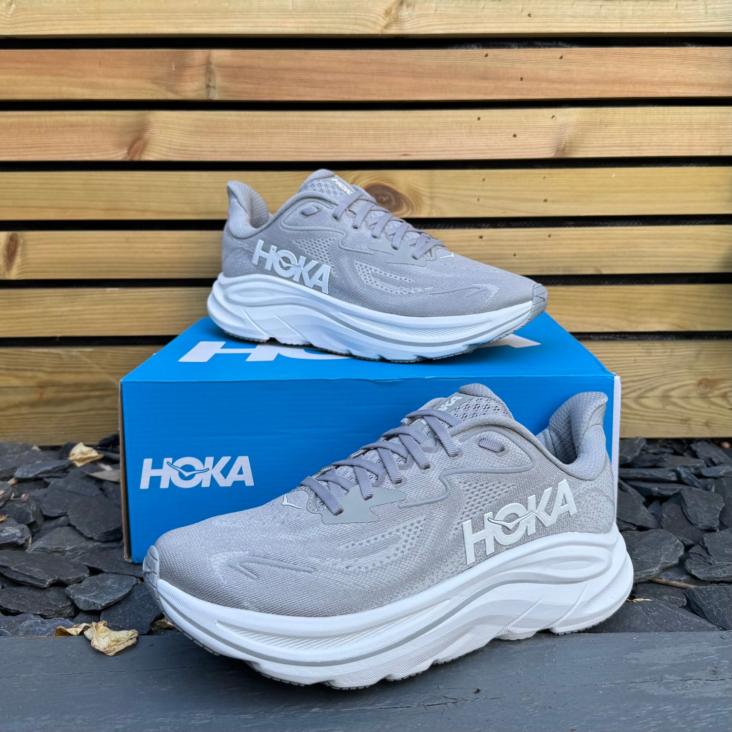 Hoka Clifton 10 - Wolf Grey - UK7.5