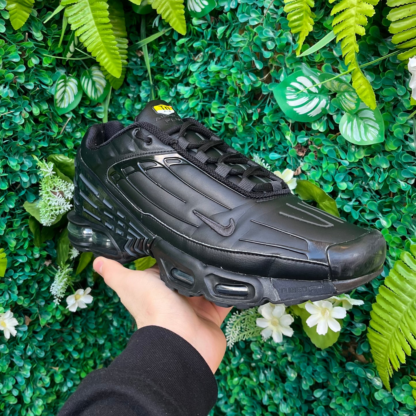 Nike Air Max Plus TN 3 - Black Leather - UK10