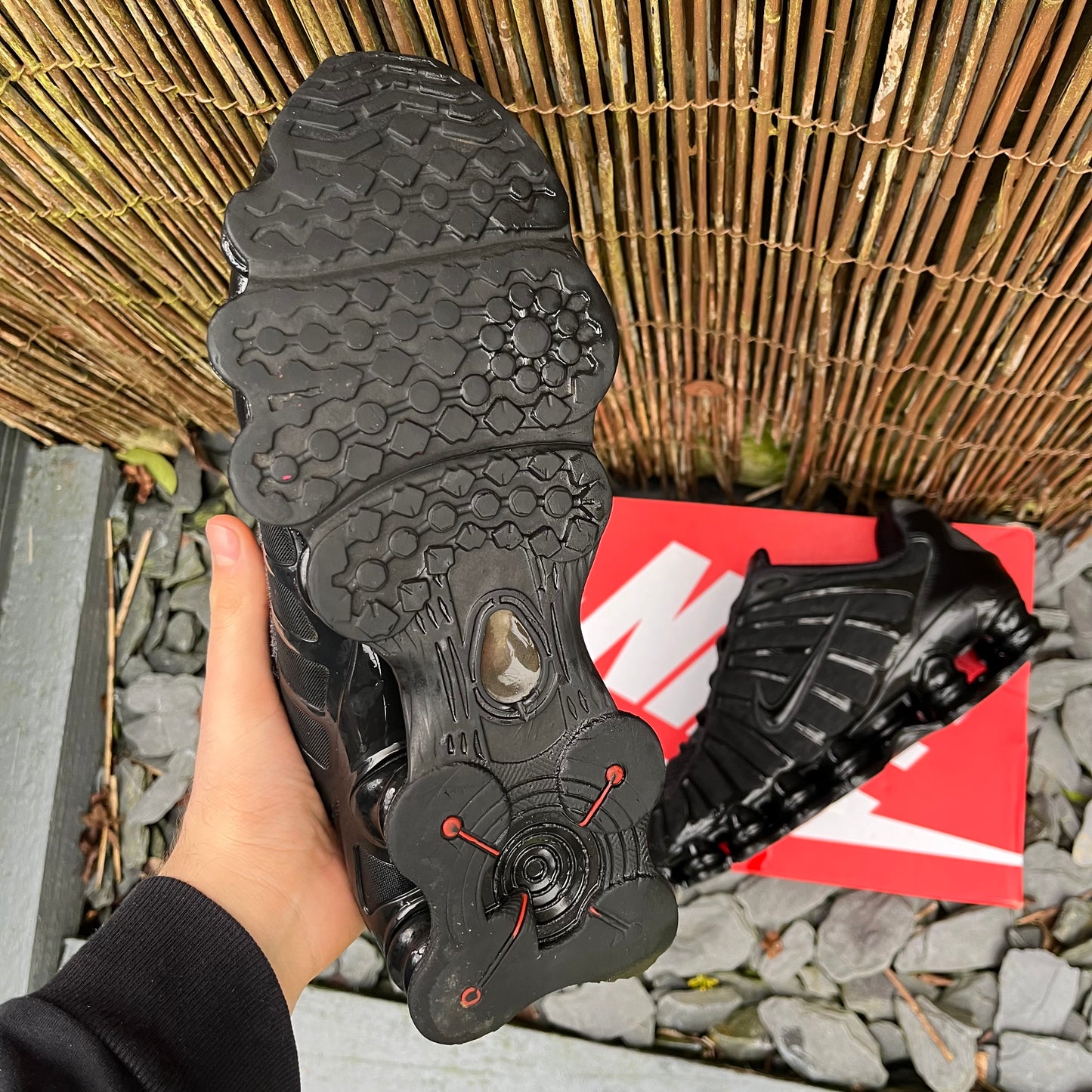 Nike Shox TL - Triple Black 2019 - UK9