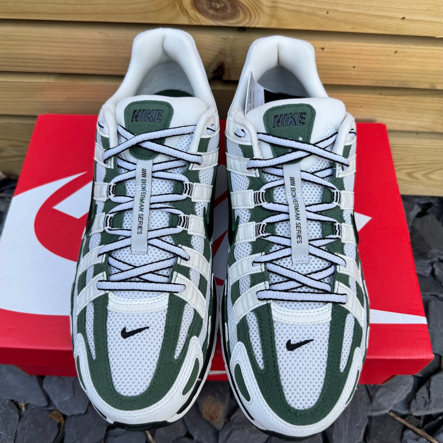 Nike P-6000 - Summit White / Fir Green - Multiple Sizes - Brand New