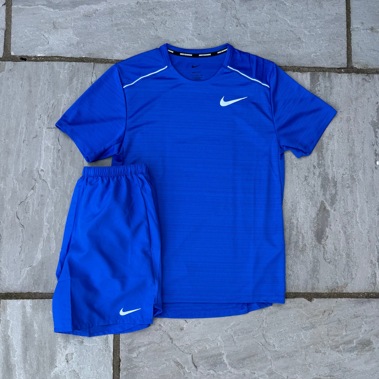 Nike Miler 1.0 - Royal Blue & Royal Blue Challenger Shorts - Multiple Sizes - Brand New