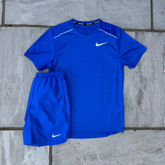 Nike Miler 1.0 - Royal Blue & Royal Blue Challenger Shorts - Multiple Sizes - Brand New