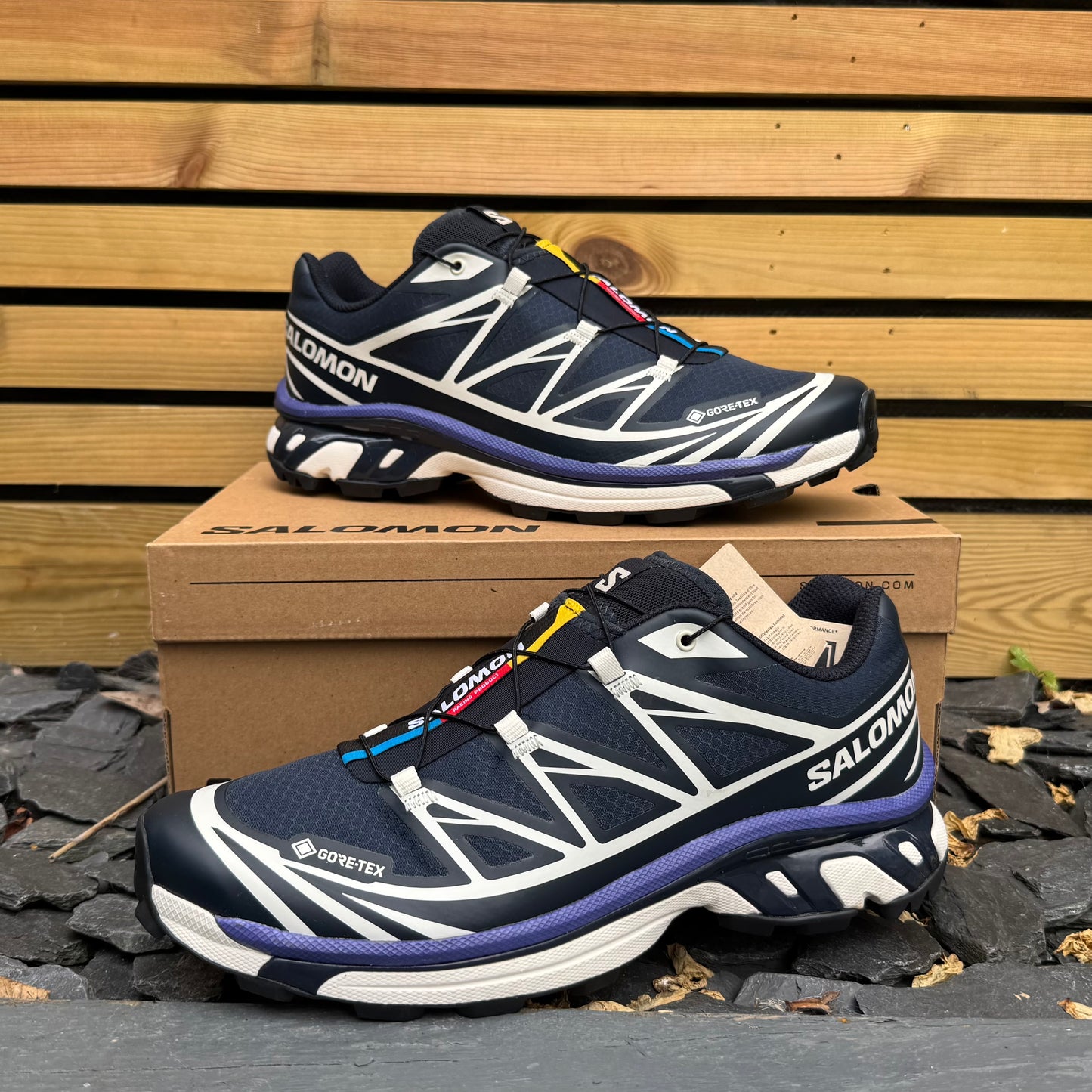 Salomon XT-6 Gore-Tex - Carbon / Vanilla Ice / Liberty - UK9 - Brand New