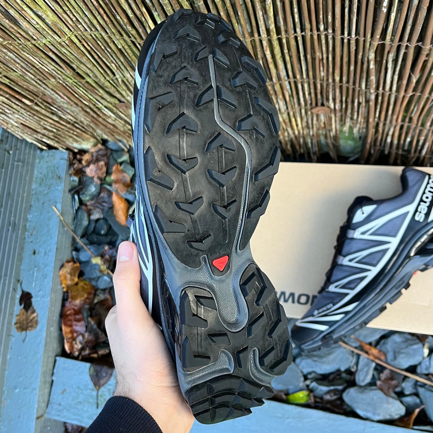 Salomon XT-6 Gore-Tex - Black / Ebony / Moon Rock - UK8.5