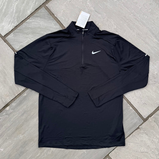 Nike Essential Dri-Fit 1/2 Zip - Black - Multiple Sizes - Brand New