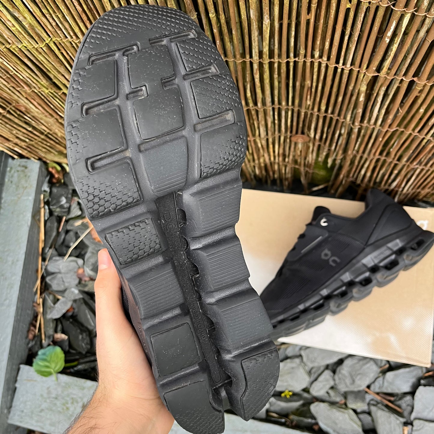 On Running CloudStratus 2 - Triple Black - UK10.5