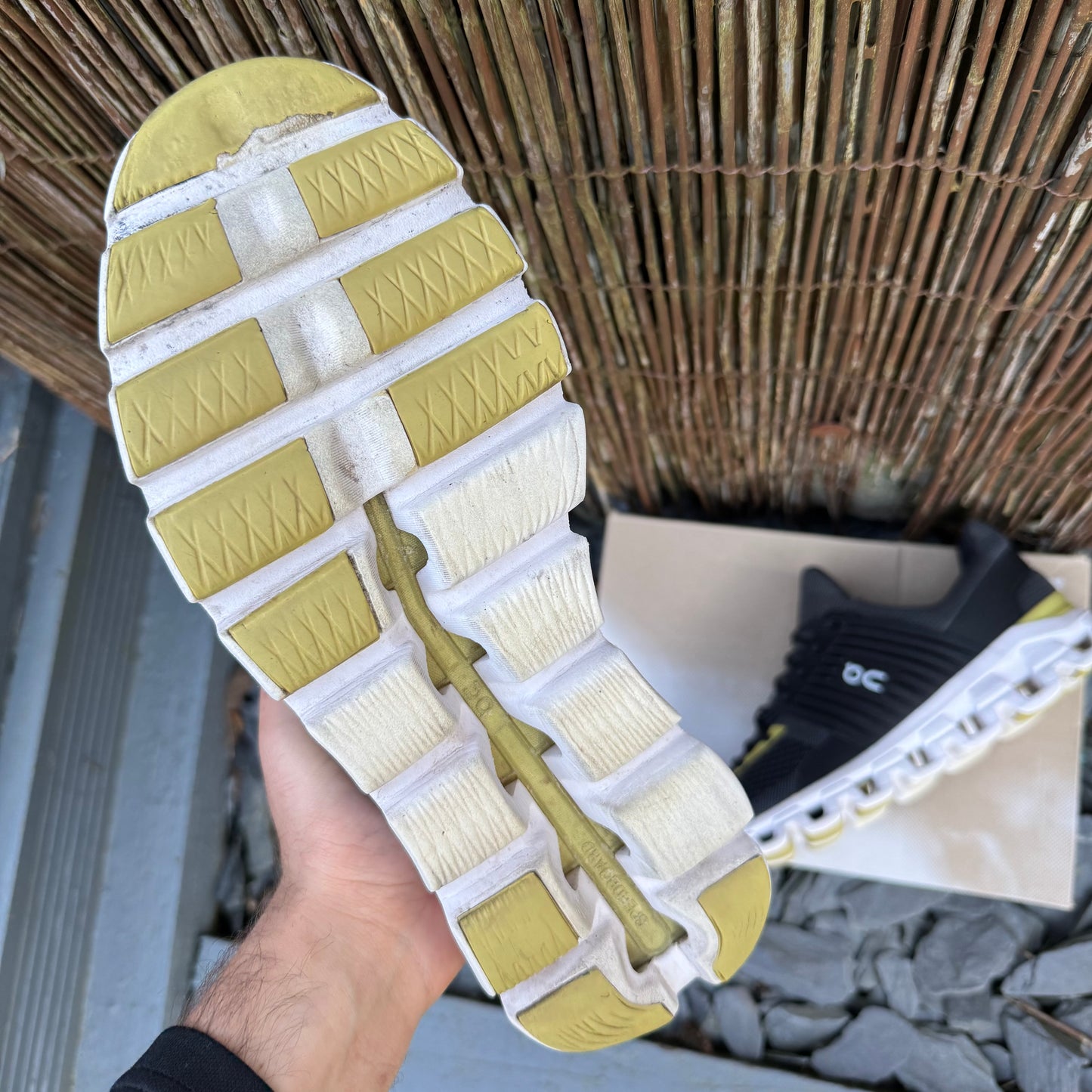 On Running CloudSwift 2.0 - Magnet Black / Citron Yellow - UK10.5