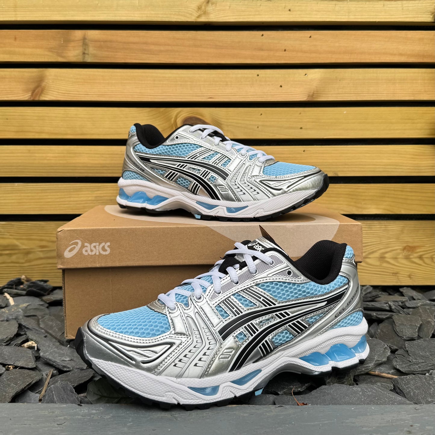 Asics Gel-Kayano 14 - Artic Sky / Pure Silver - Multiple Sizes - Brand New