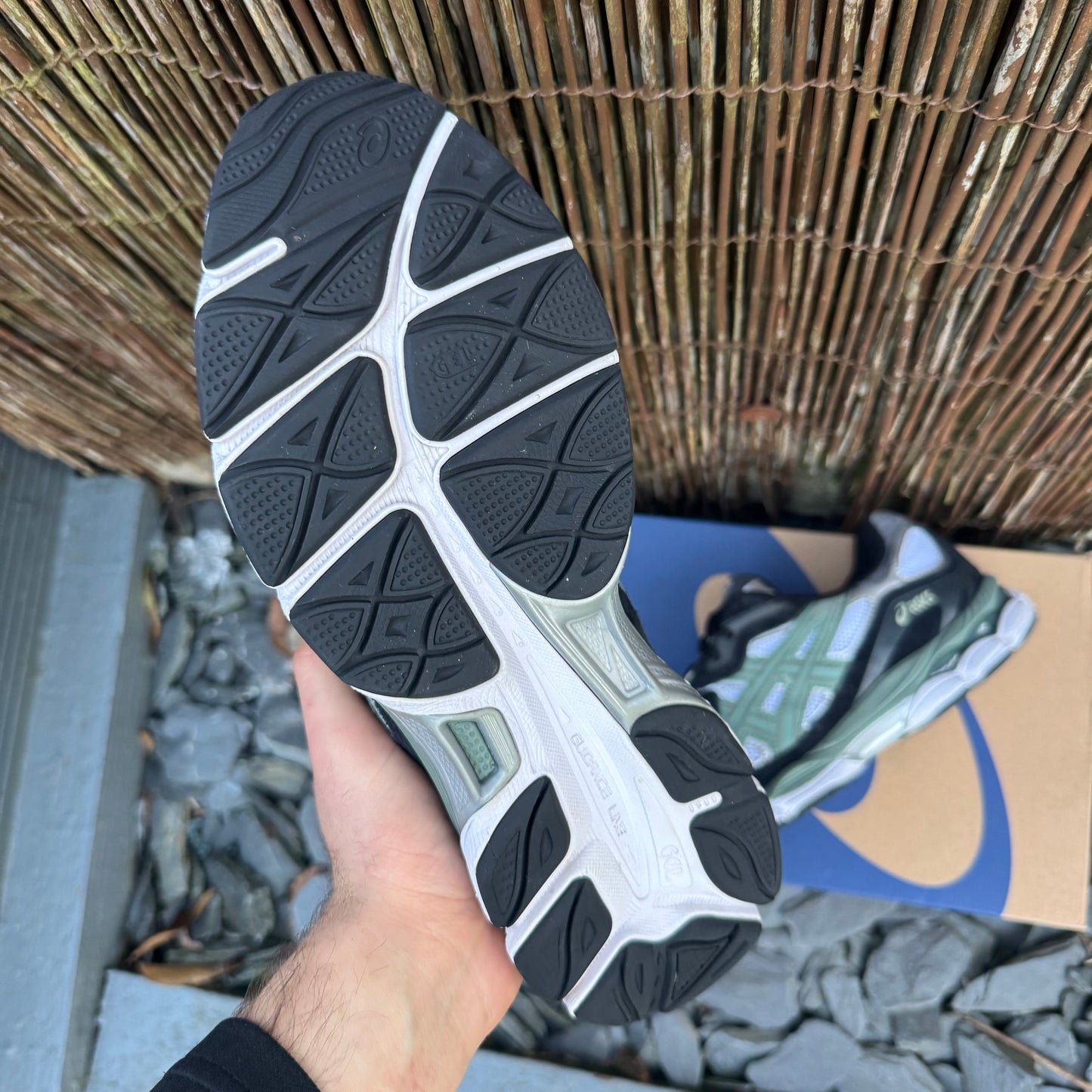 Asics Gel-NYC - White / Ivy - UK7.5