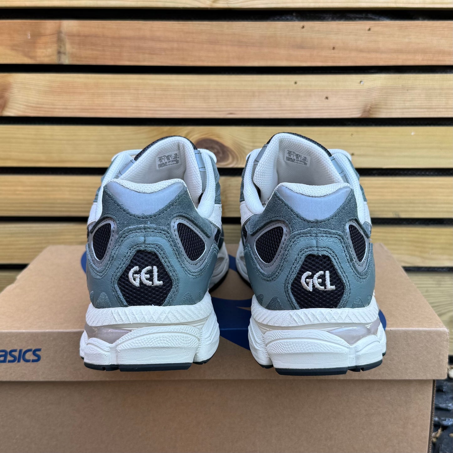 Asics Gel-NYC - Ivory / Smoke Grey - UK11