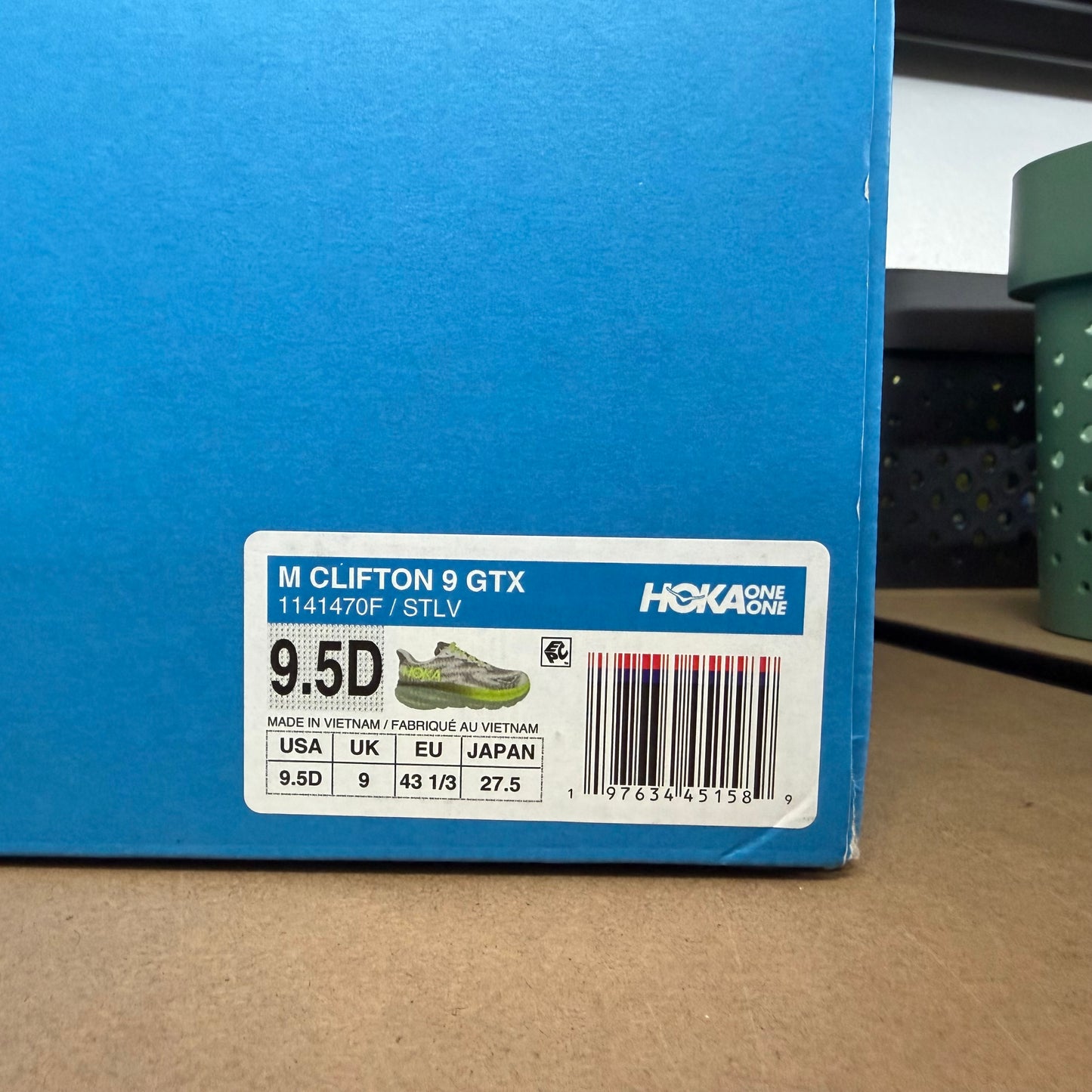 Hoka Clifton 9 Gore-Tex - Slate / Aloe Vera / Neutral - UK9