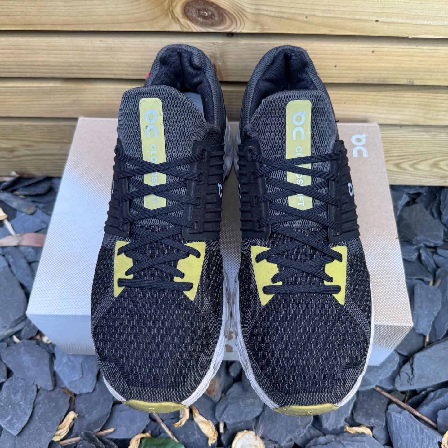 On Running CloudSwift 2.0 - Black / Citron Yellow - UK10.5
