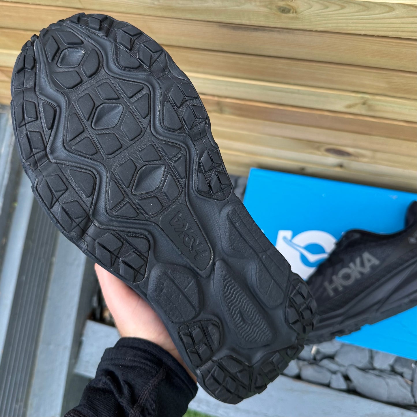 Hoka Challenger 7 Gore-Tex - Triple Black - UK10.5