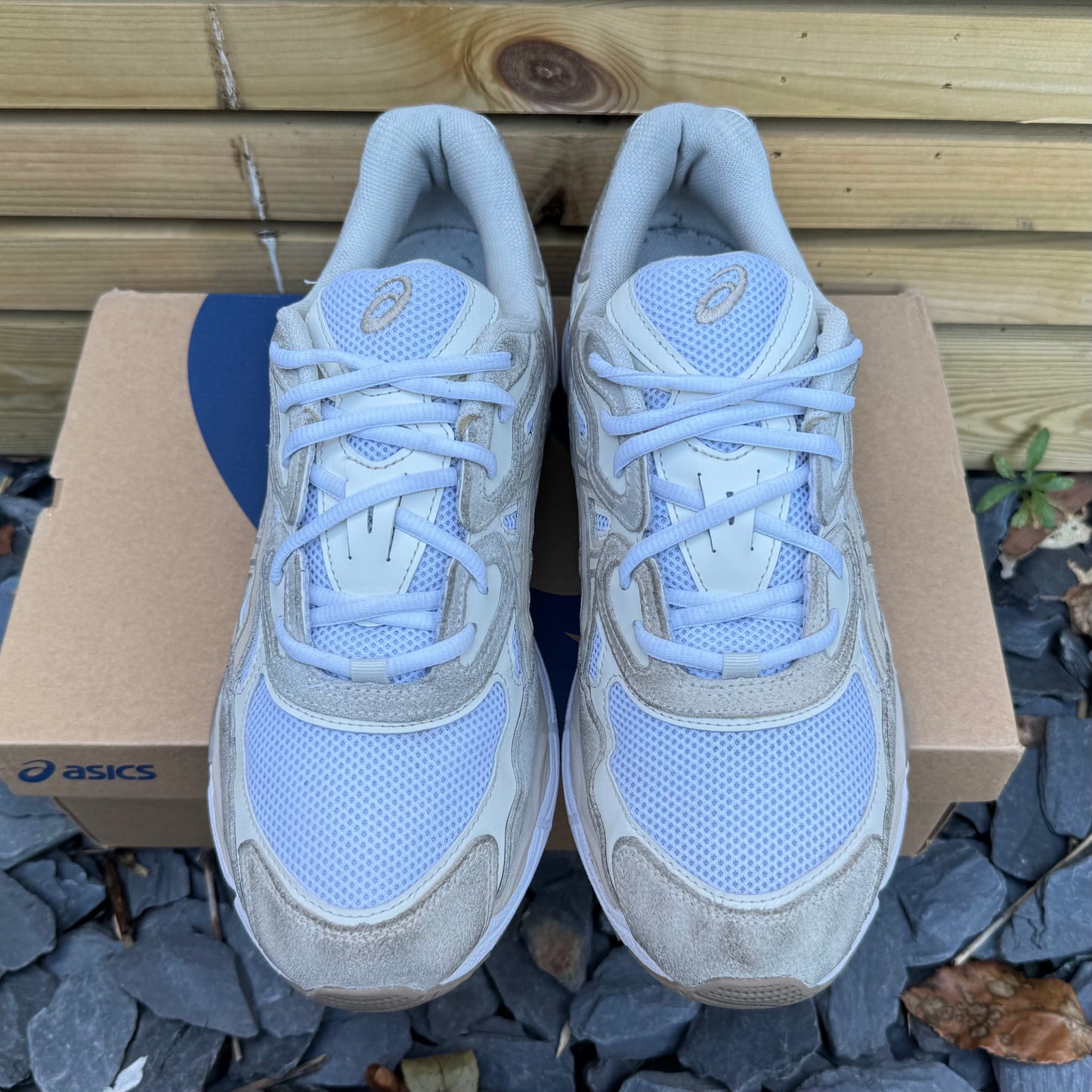 Asics Gel-NYC - White / Feather Grey - UK10.5