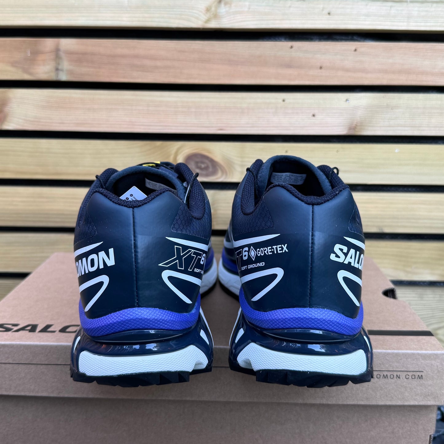Salomon XT-6 Gore-Tex - Carbon / Vanilla Ice / Liberty - UK12 - Brand New
