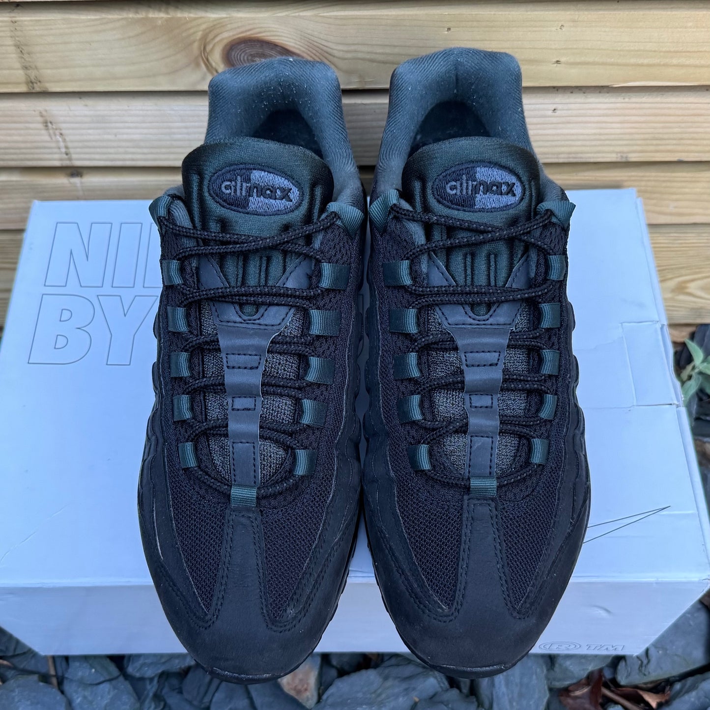 Nike Air Max 95 ID “Nike By You” - Black / Forest Green - UK8