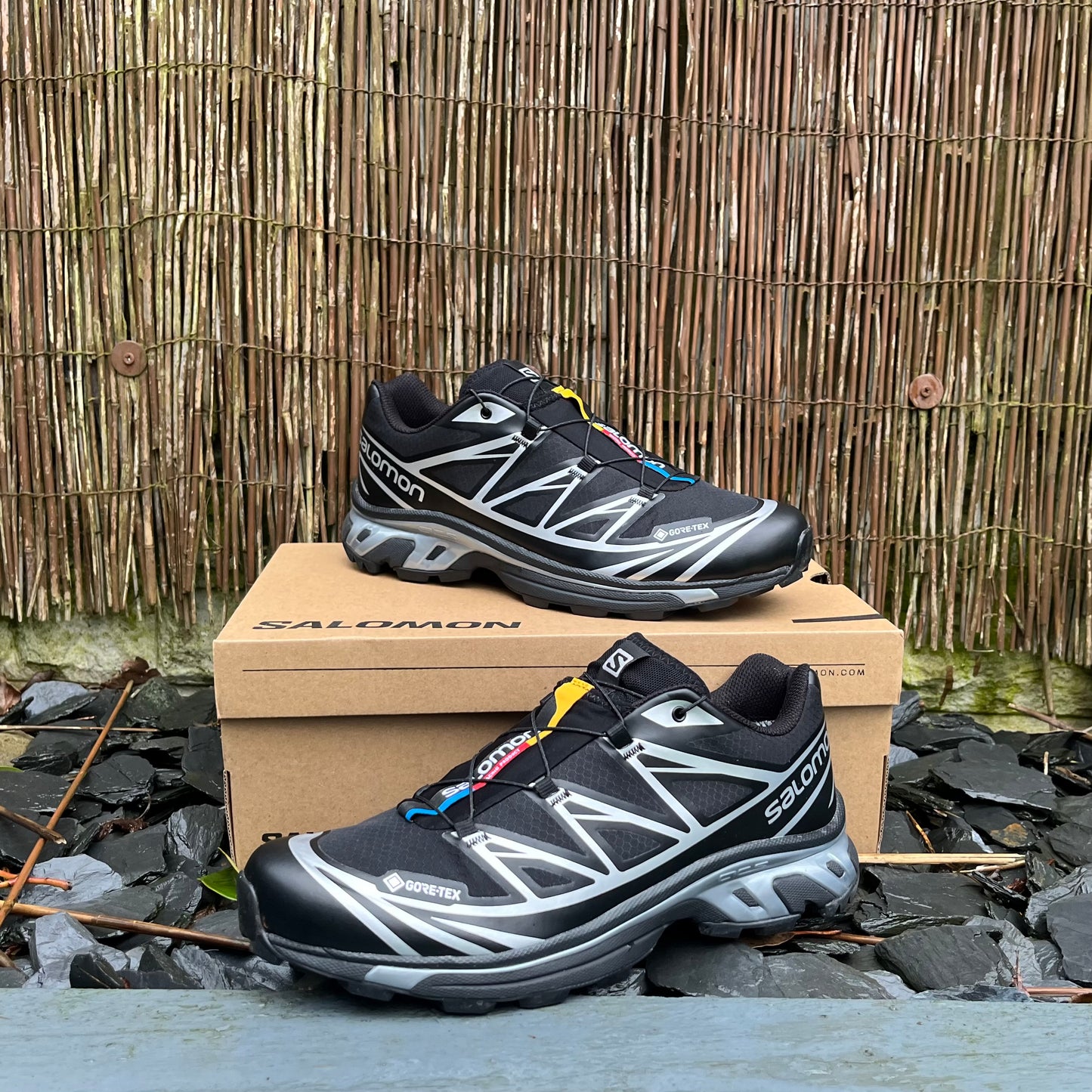 Salomon XT-6 Gore-Tex - Black / Metallic Sliver - UK9