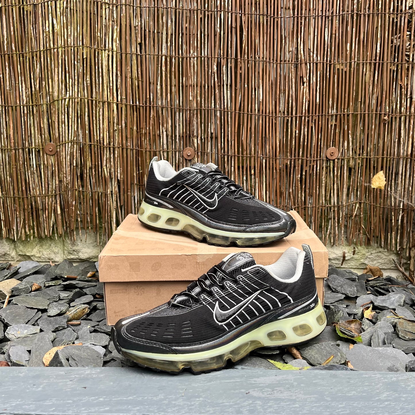 Nike Air Max 360 (2006) Black / Metallic Silver - UK9