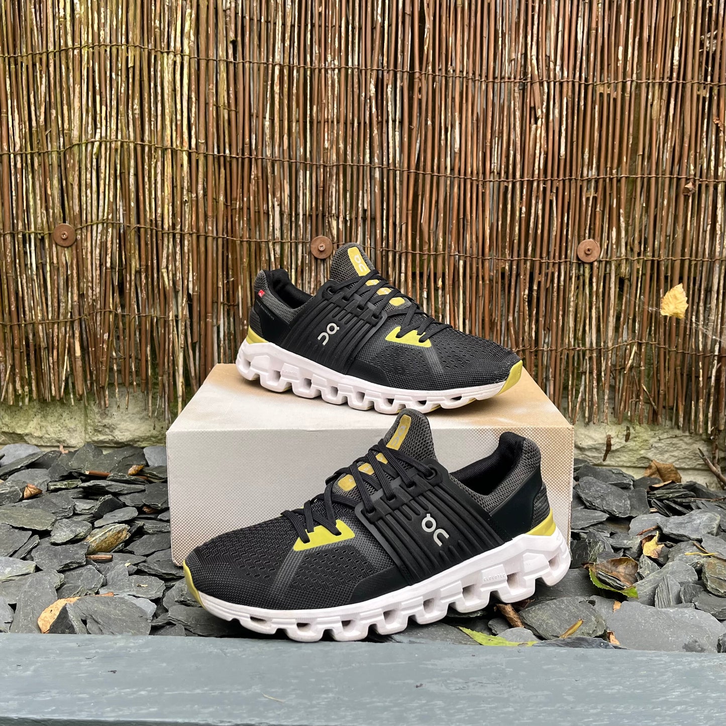 On Running CloudSwift 2.0 Magnet Black / Citron Yellow - UK7.5