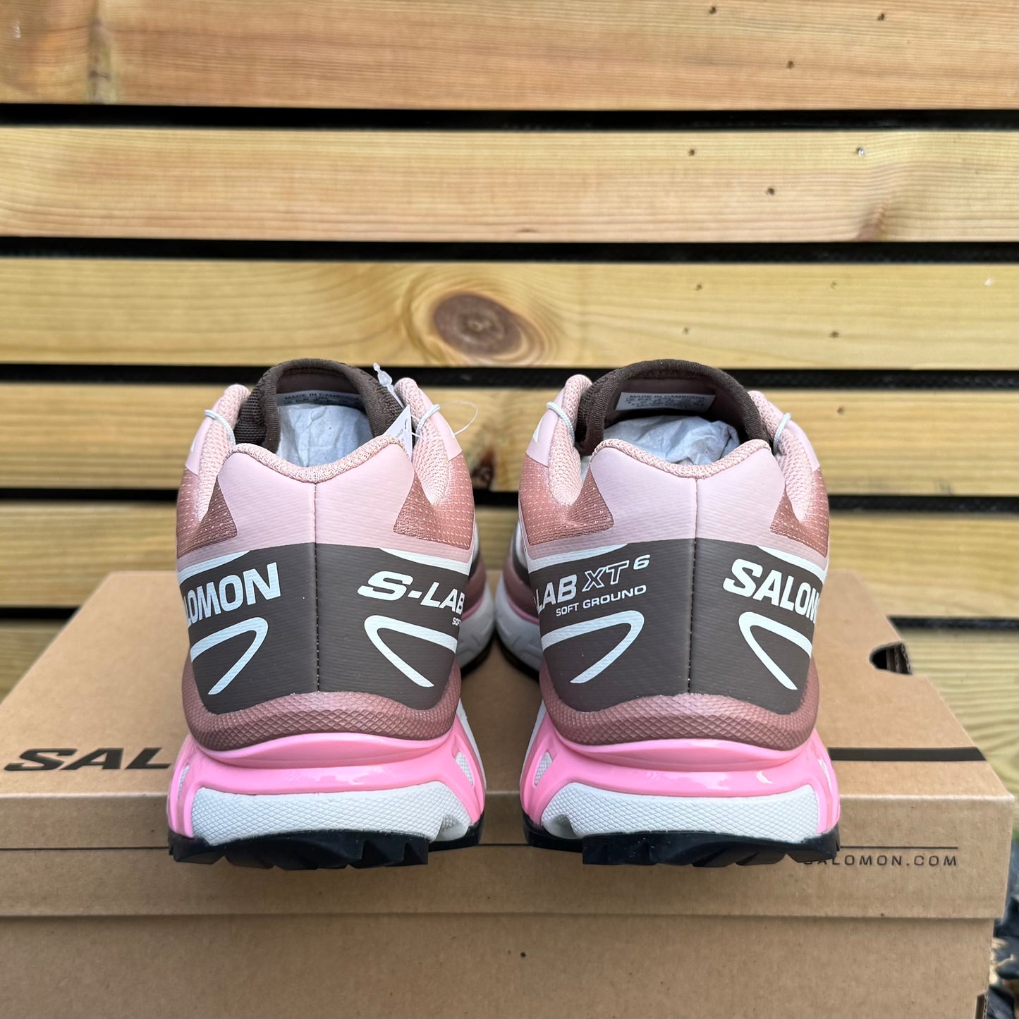 Salomon XT-6 - Mahogany Rose / Earth Brown / Flamingo Pink - Multiple Sizes - Brand New