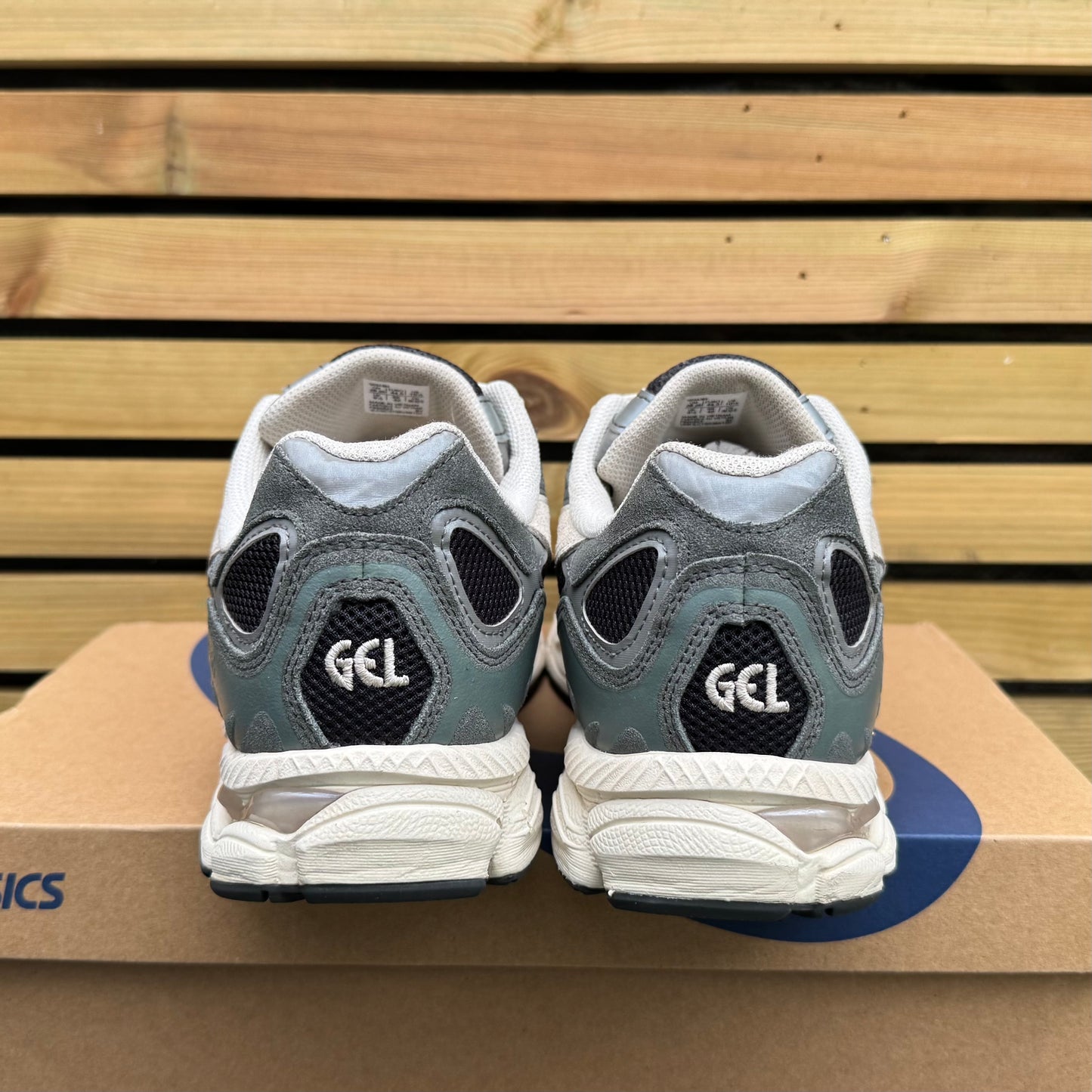 Asics Gel-NYC - Ivory / Smoke Grey - UK9.5