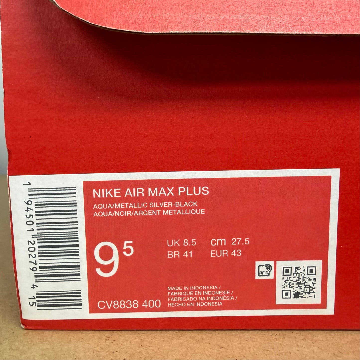 Nike Air Max Plus TN - Tiffany - UK8.5