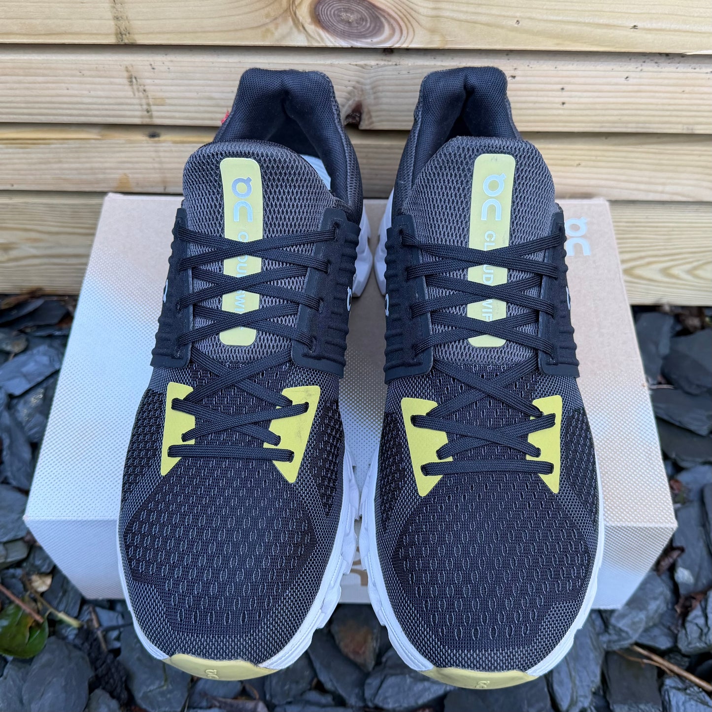 On Running CloudSwift 2.0 - Magnet Black / Citron Yellow - UK11