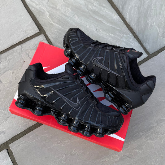 Nike Shox TL - Triple Black 2024 - UK8.5